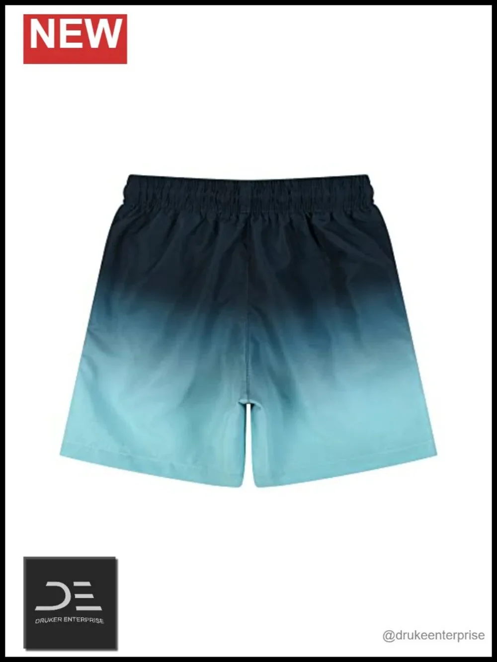 Men's Quick Dry Swim Trunks with Mesh Lining and Pockets